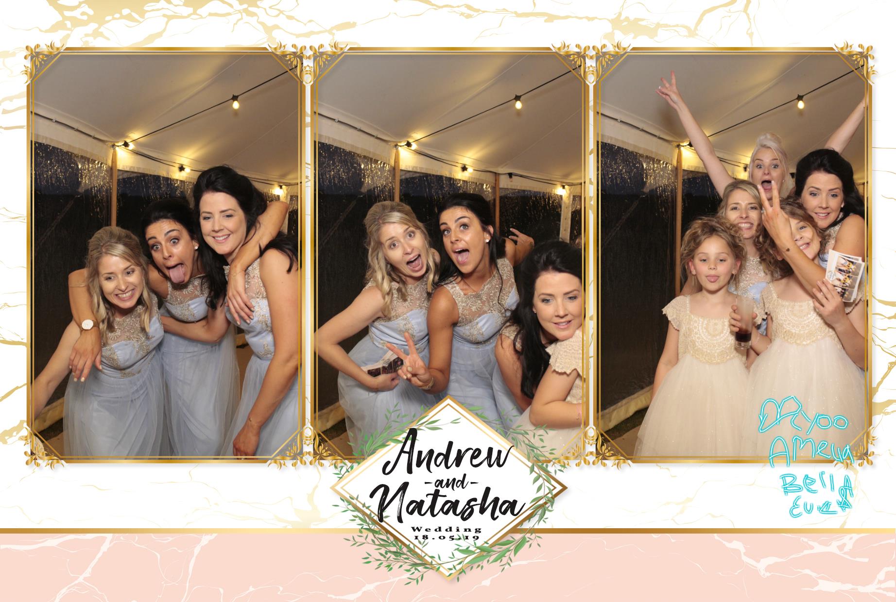 Andrew & Natasha's Wedding  | View more photos from the event at gallery.myphotoboothexperience.co.uk/u/MyPhotoBoothExperienceLtd/Andrew-Natashas-Wedding
